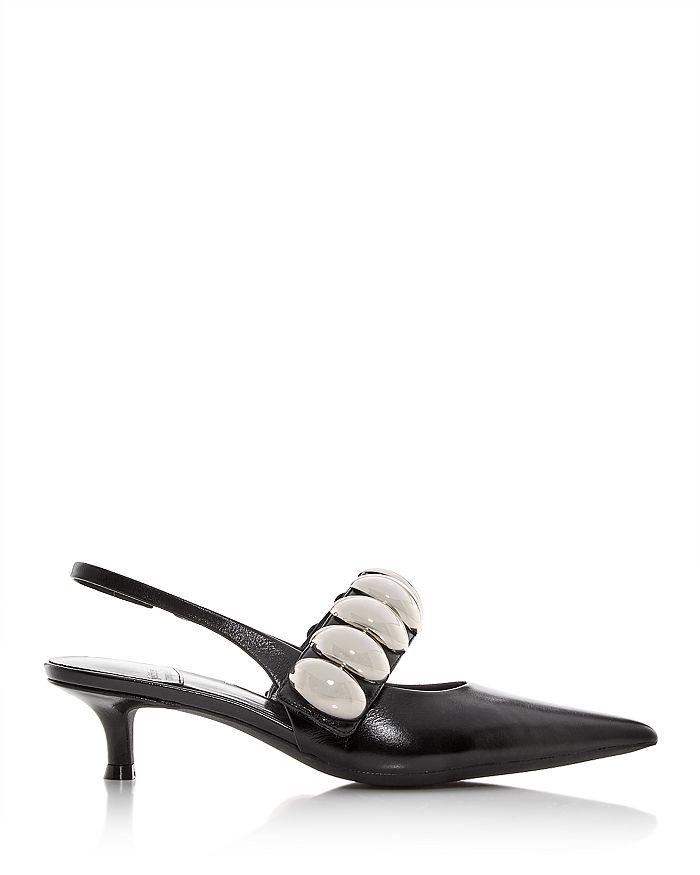 Jeffrey Campbell Women's Persona Embellished Slingback Pumps