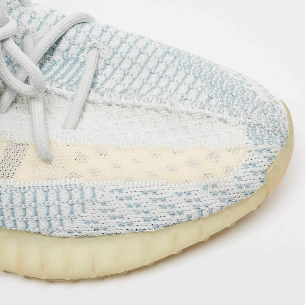 YEEZY Yeezy x Adidas Blue/White Knit Fabric Boost 350 V2 Cloud White Sneakers Size 43 1/3 7