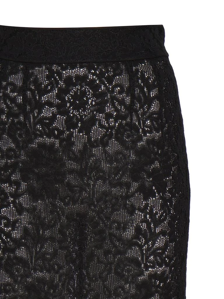 Dolce & Gabbana Dolce & Gabbana Lace-Stitch Calf-Length Skirt 3