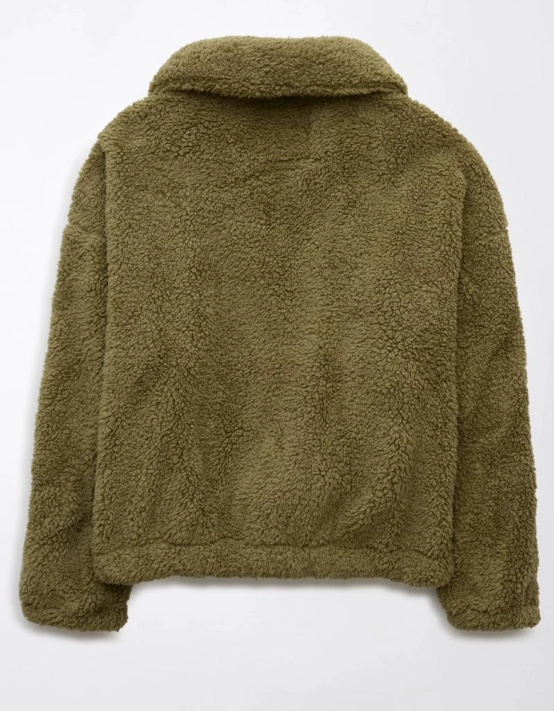 AE AE Zip-Up Bear Hug Sherpa Sweatshirt 5