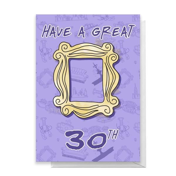 Original Hero Friends Birthday 30th Greetings Card