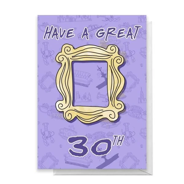 Original Hero Friends Birthday 30th Greetings Card 1