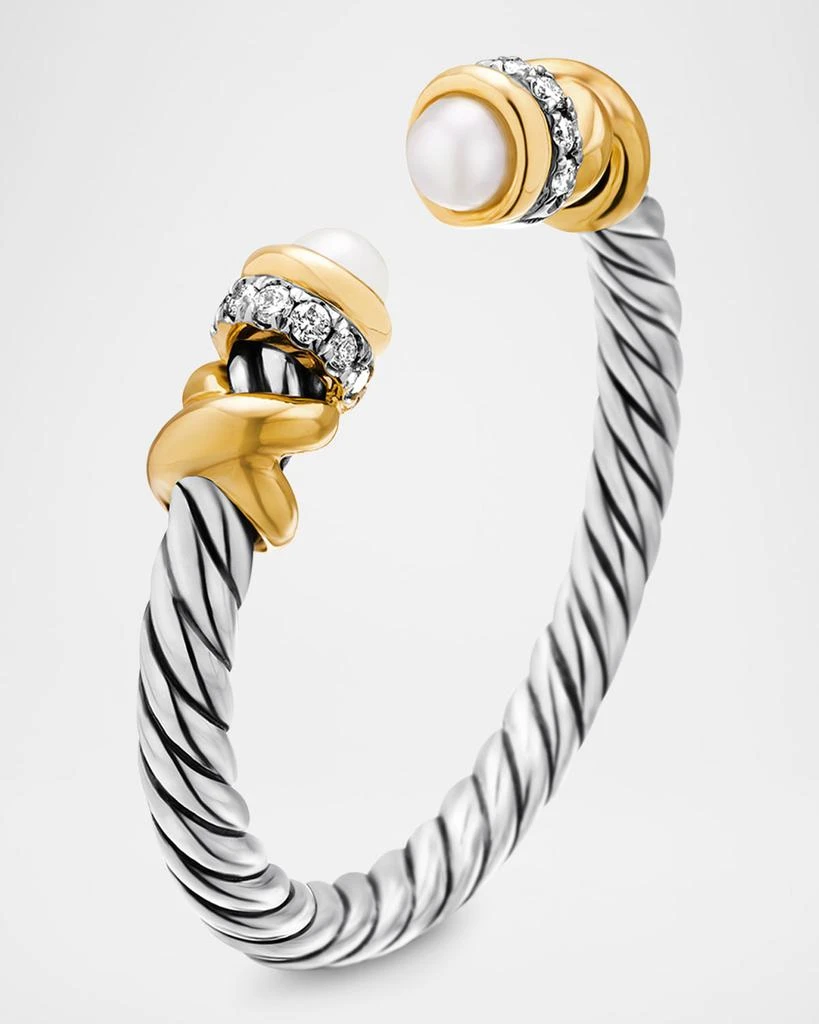 David Yurman 2.5mm Petite Helena Open Band Ring in Silver 3