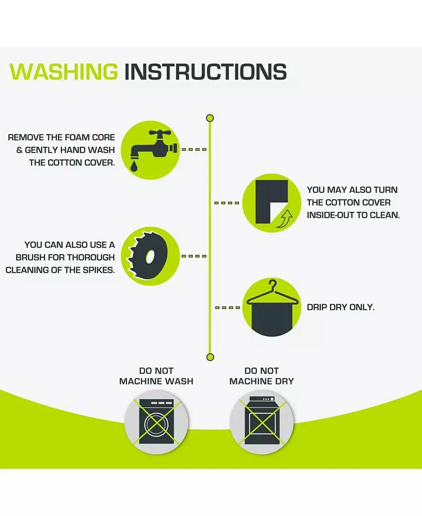 ProsourceFit Full Body Acupressure Mat and Pillow Set 4