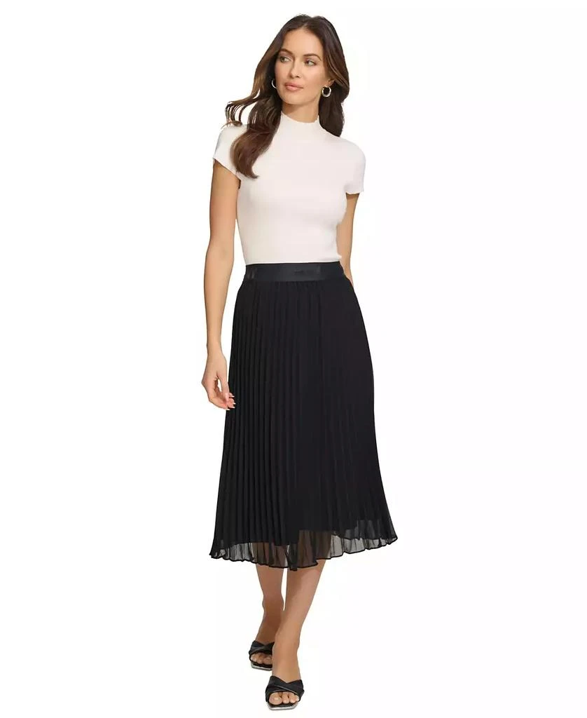 DKNY Pleated Midi Skirt 5