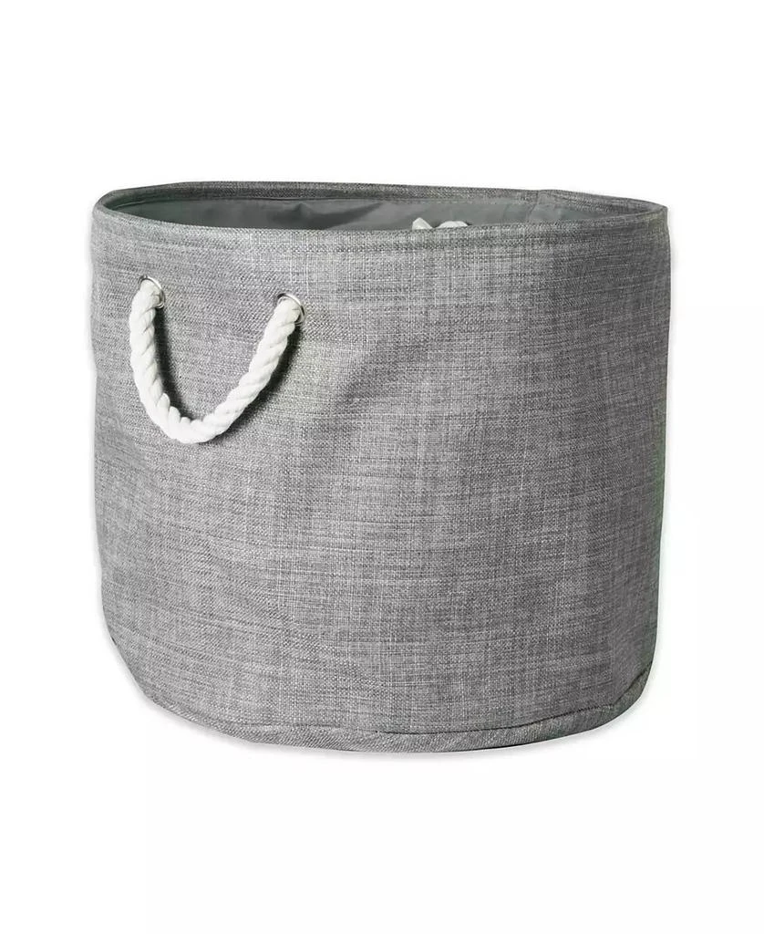 Design Imports Polyester Bin Variegated Round Large