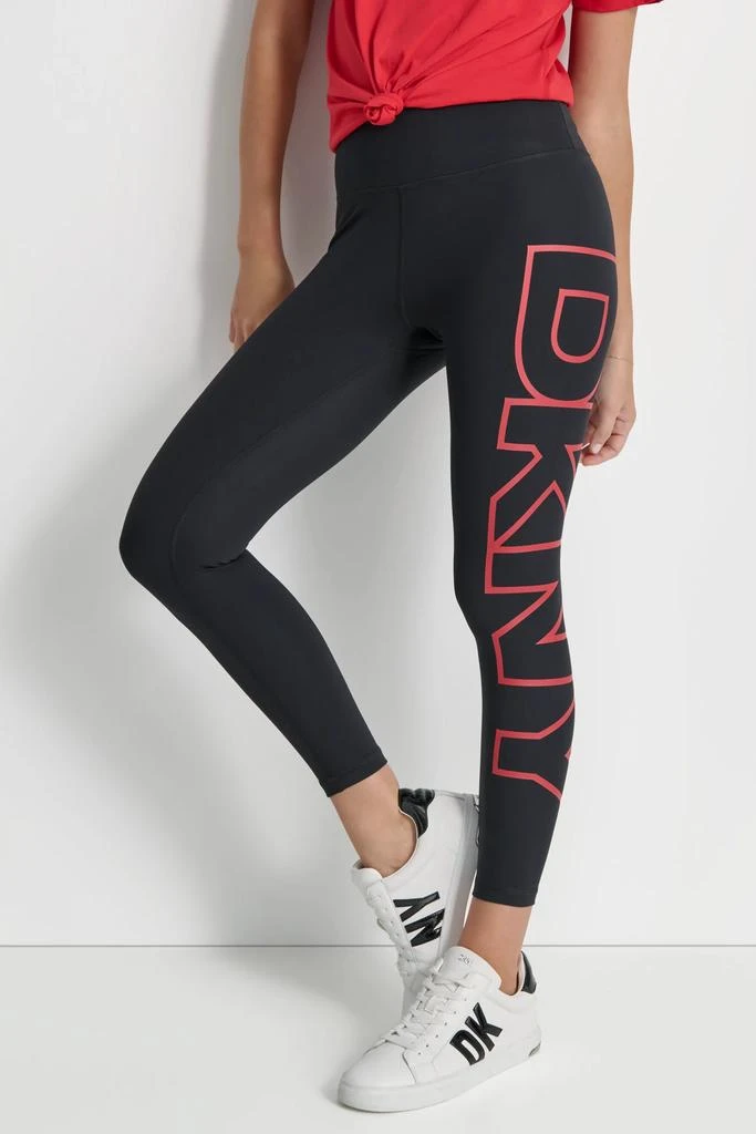 DKNY HIGH WAIST 7/8 EXPLODED LOGO LEGGINGS 4