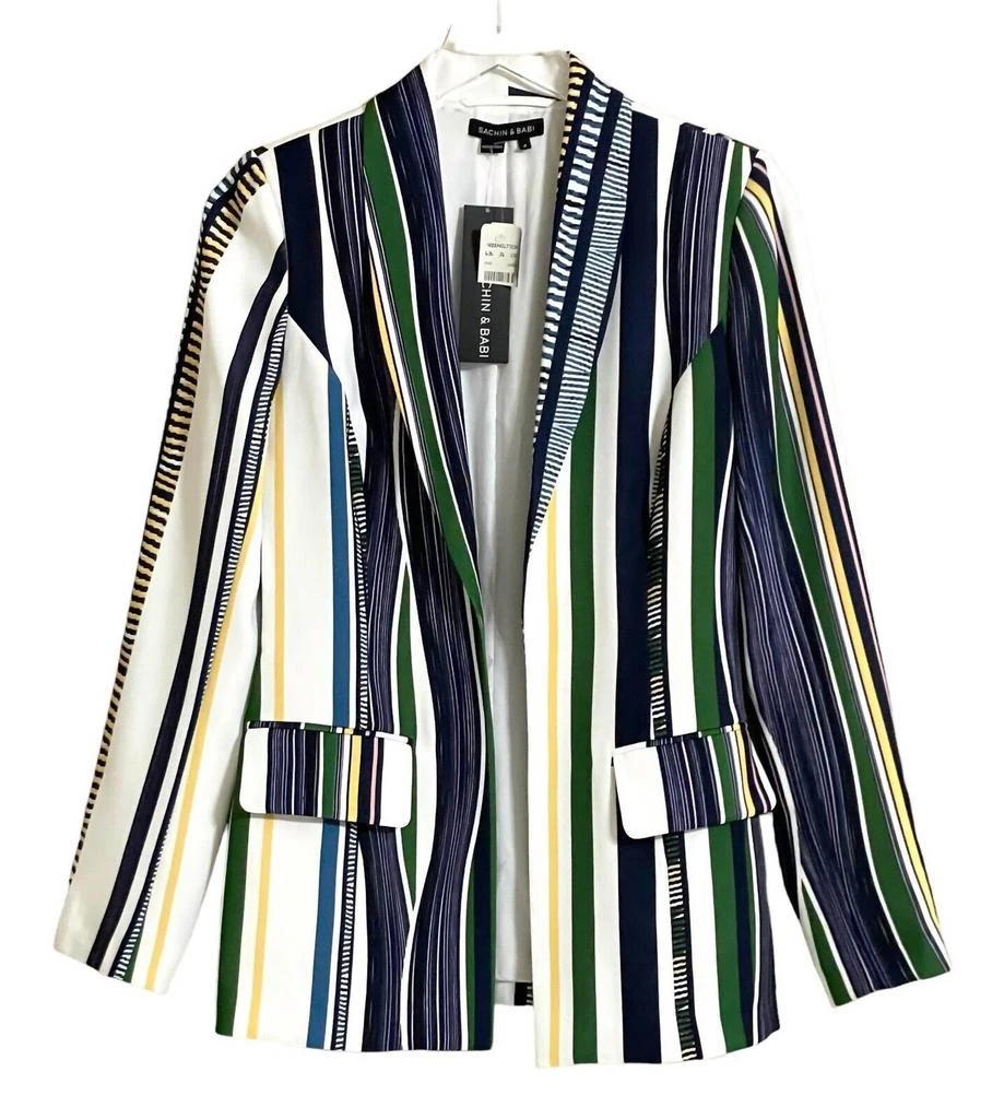 Sachin & Babi Sachin & Babi - Uva Colored Striped Blazer 4