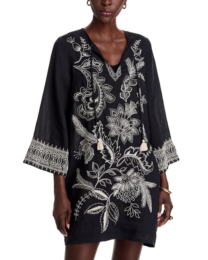 Johnny Was Embroidered Shift Dress 1