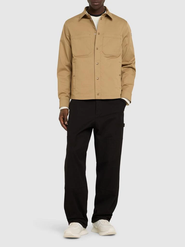 Moncler Cotton Blend Gabardine Shirt Jacket 1