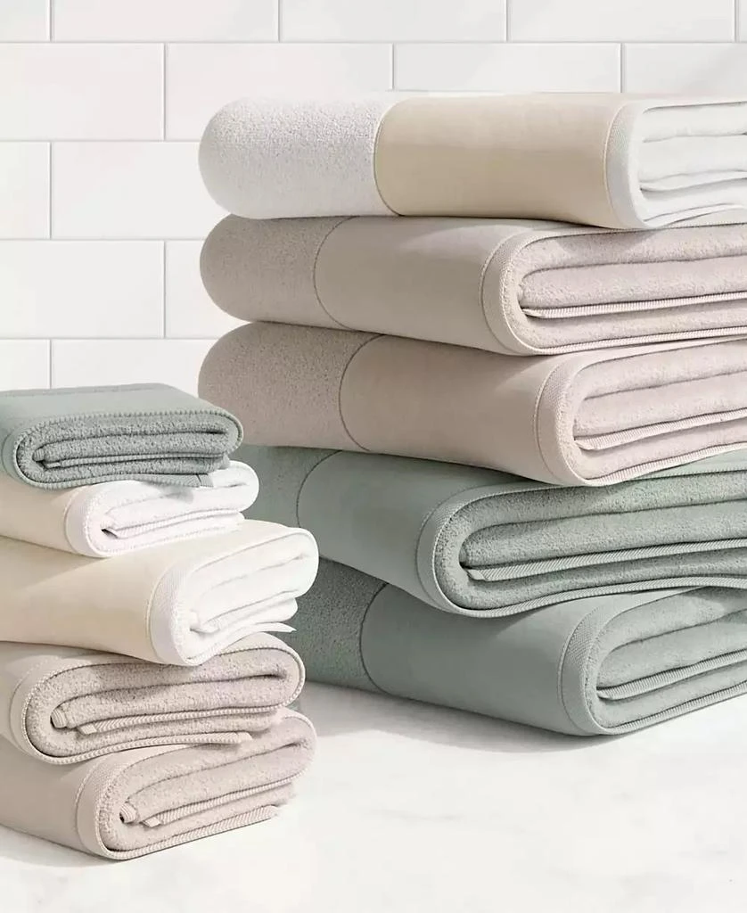 Linery 
Co Cotton and Linen-Texture Border 6 Piece Towel Set 5