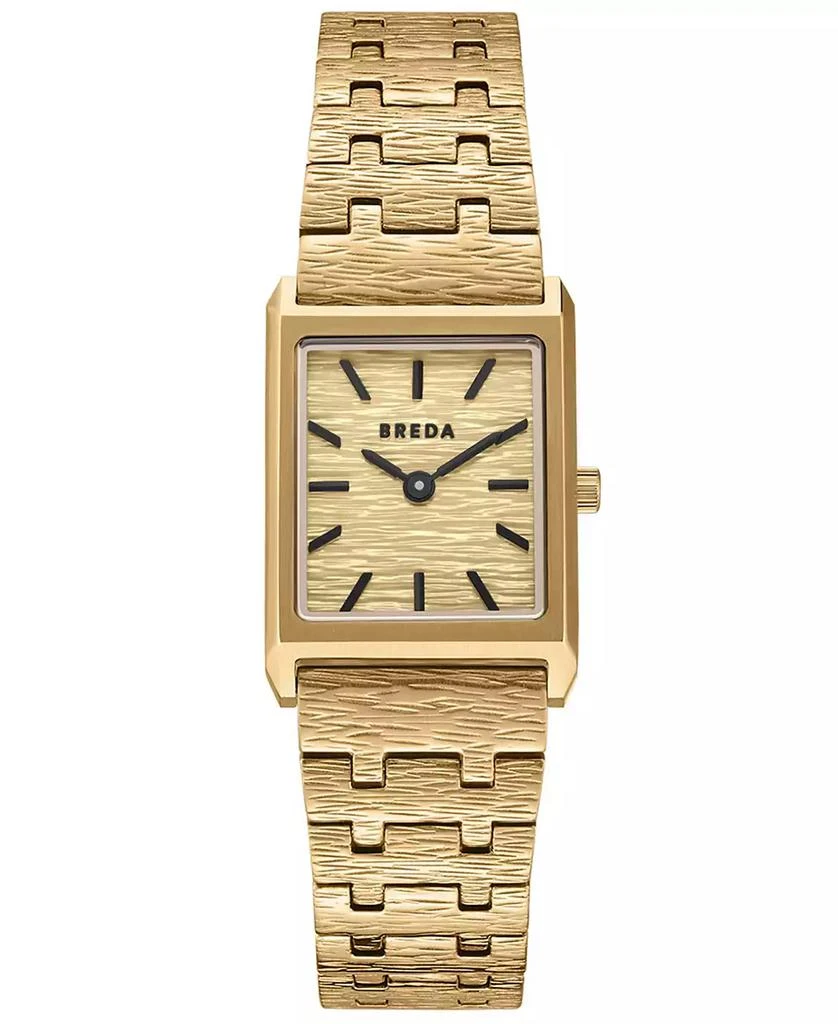 BREDA 
Virgil Revival
 Gold Stainless Steel Bracelet Watch, 20mm