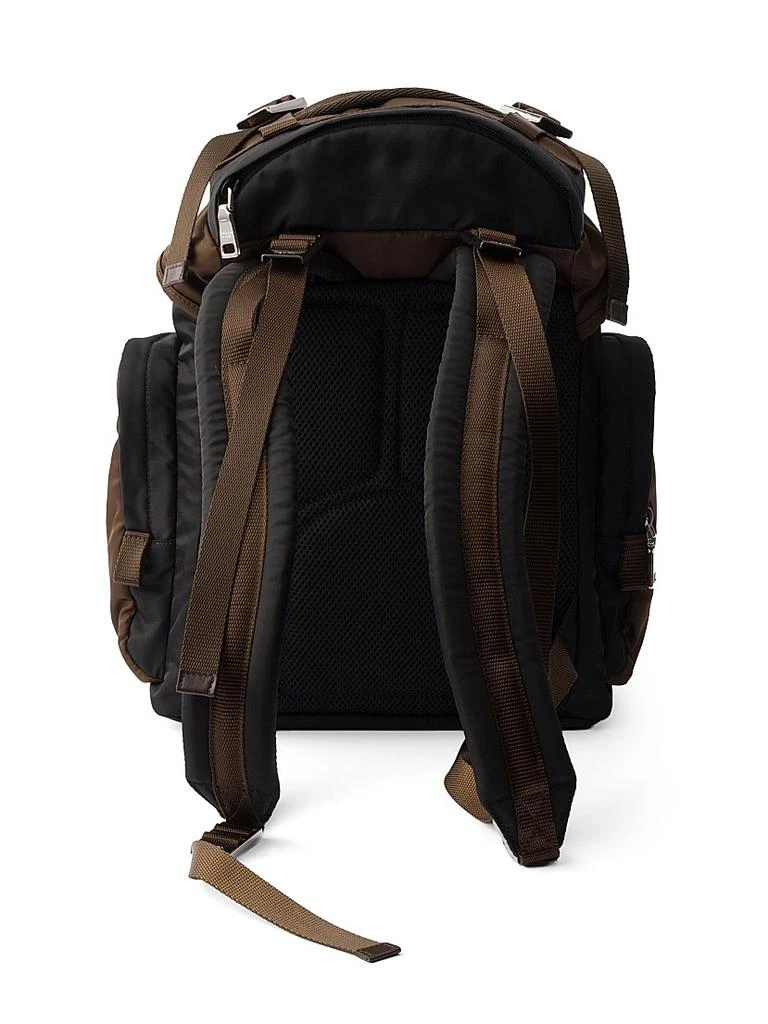 Prada Re-Nylon and Saffiano Leather Backpack 5