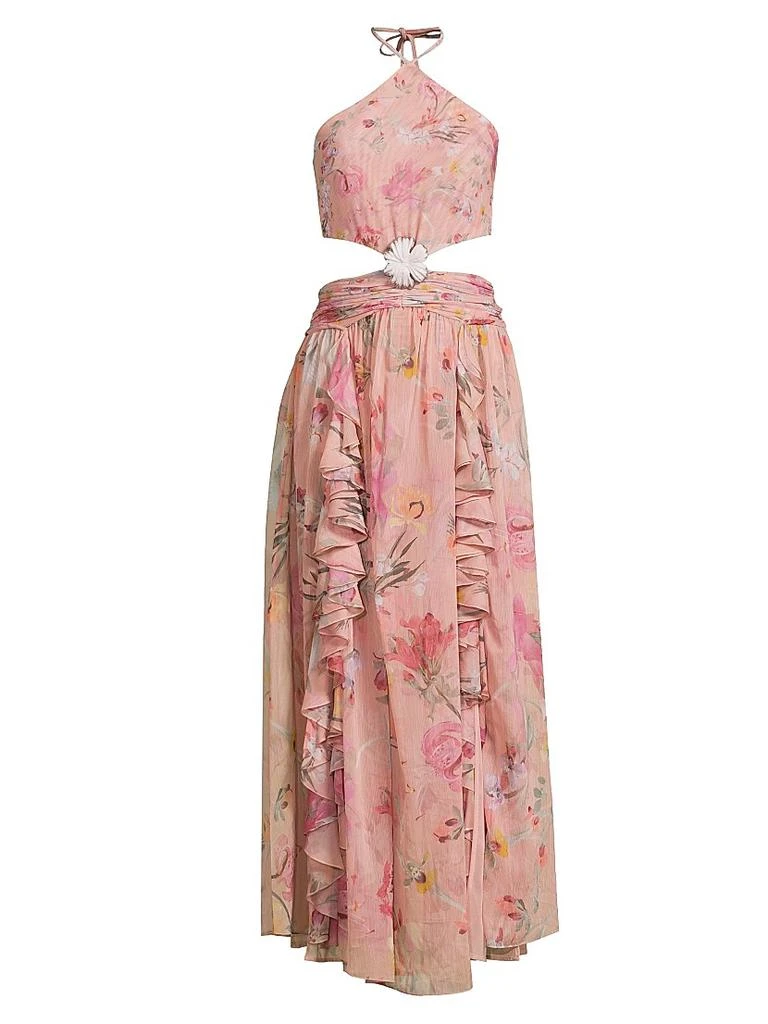 PatBO Lily Flower Cut-Out Maxi Dress 1