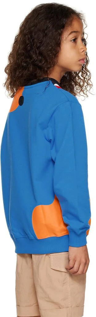 GCDS Kids Blue Shark Sweatshirt 3
