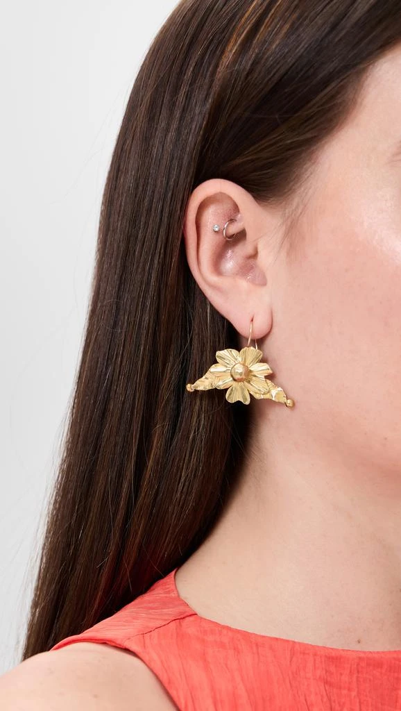 Ulla Johnson Gaia Flower Stud Earrings 2