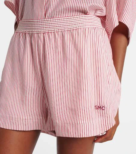 Stella McCartney Striped silk shorts 4