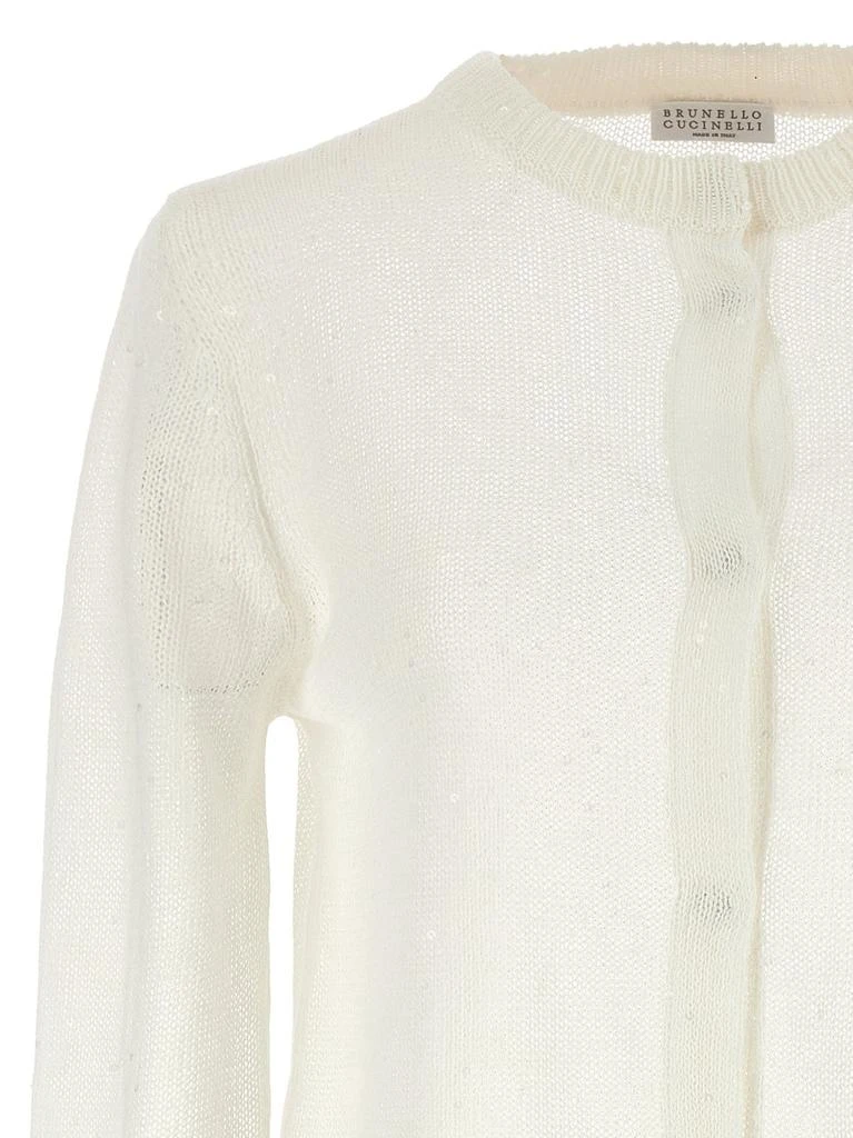Brunello Cucinelli Brunello Cucinelli Sequins Crewneck Cardigan 3