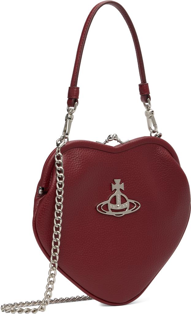 Vivienne Westwood Red Belle Heart Frame Bag