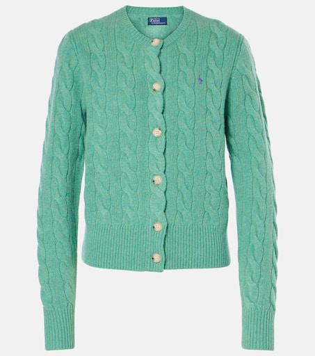 Ralph Lauren Cable-knit wool and cashmere cardigan