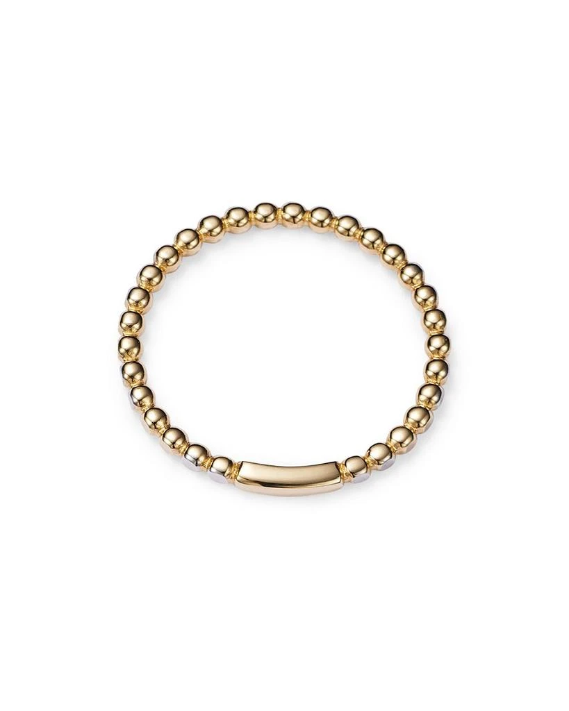 Moon & Meadow Beaded Ring in 14K Yellow Gold - Exclusive 3