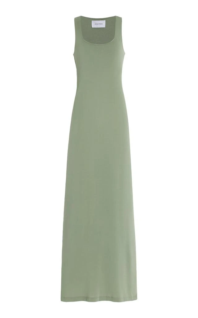 Anemos Anemos - The Hume Jersey Maxi Tank Dress - Green - XL - Moda Operandi 1