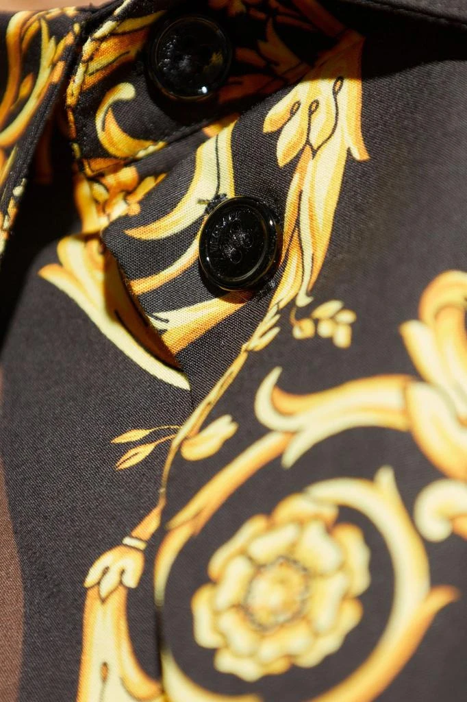 Versace Versace Pattern-Printed Long-Sleeved Shirt 5
