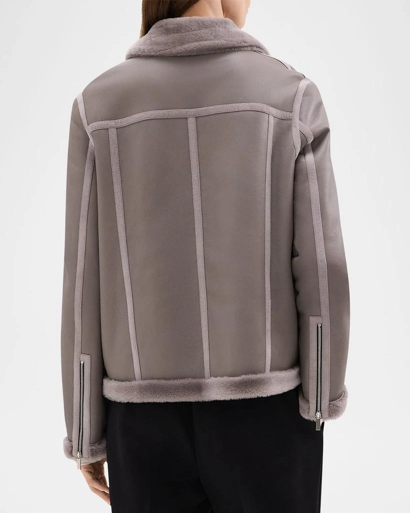 Theory A-Line Shearling Jacket 3