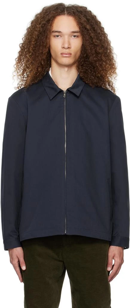 Sunspel Navy Harrington Jacket 1