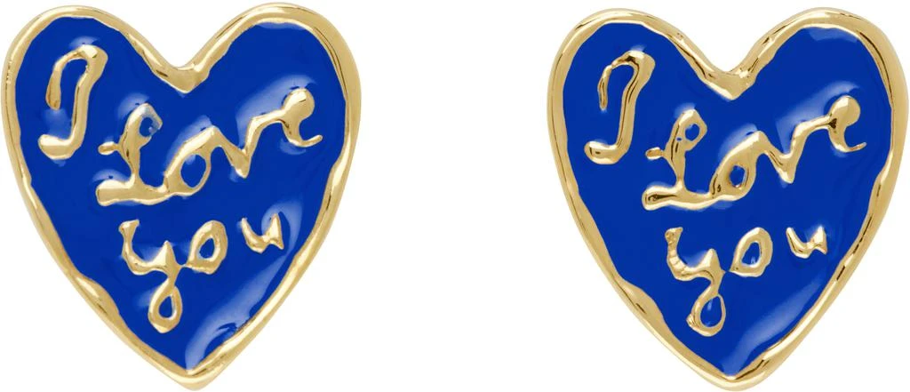 CHOPOVA LOWENA Gold Lovers Earrings 1