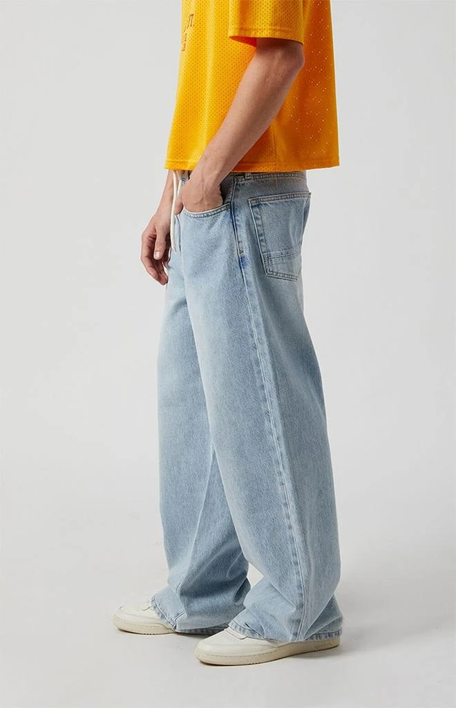 PacSun Indigo Drawstring Extreme Baggy Jeans 3
