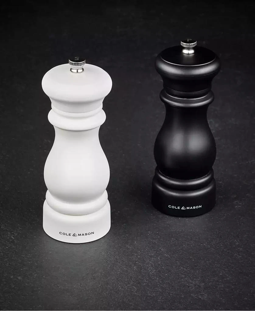 Cole & Mason Southwold Classic Salt & Pepper Mill Gift Set, Black/White 4