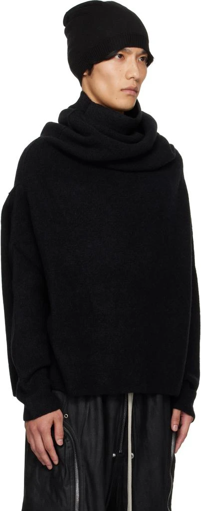 Rick Owens Black Concordians Shroud Sweater 2