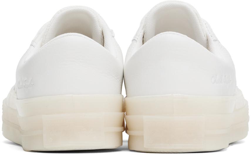 Converse White Chuck 70 Marquis Mixed Materials Low Top Sneakers