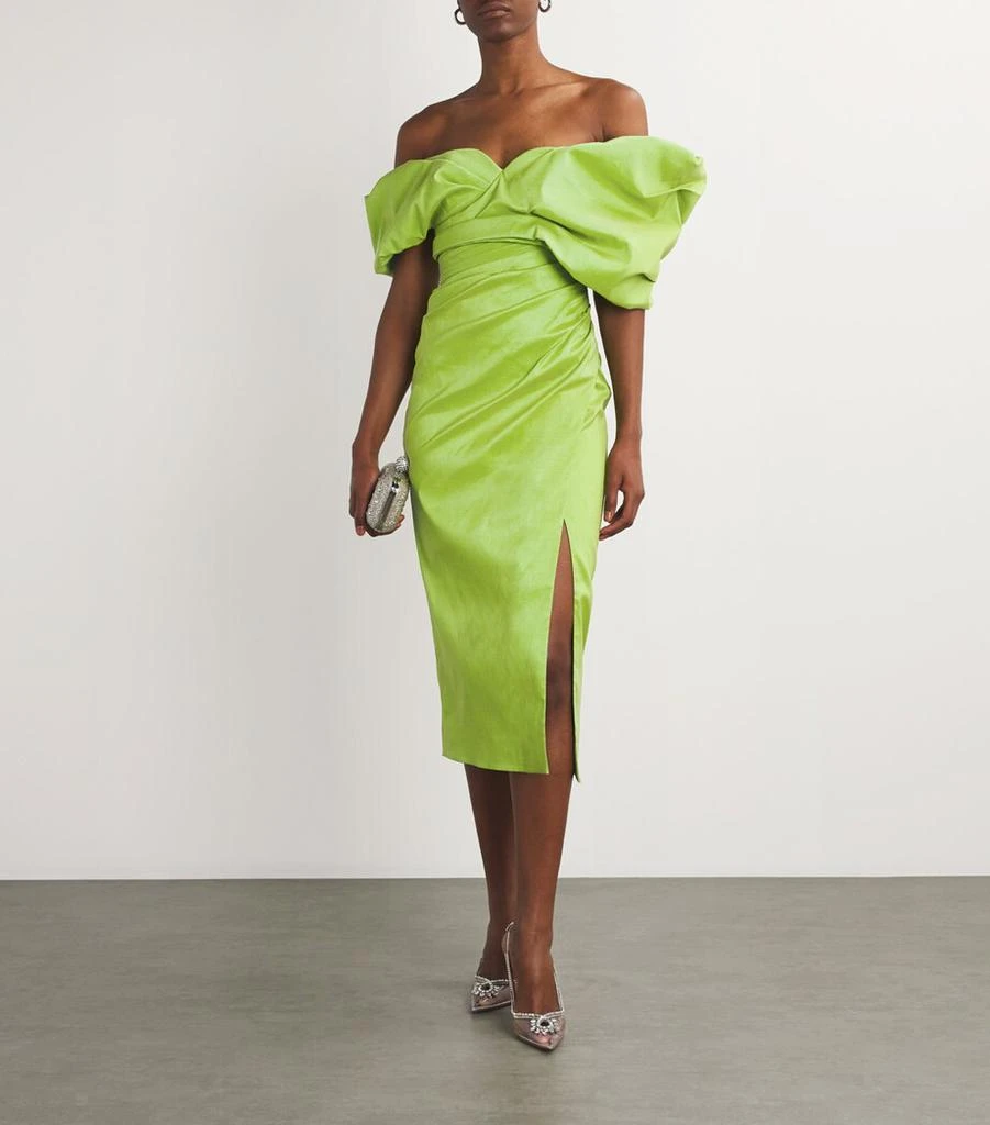 RACHEL GILBERT Off-The-Shoulder Midi Dress - Dresses & Skirts - BeyondStyle