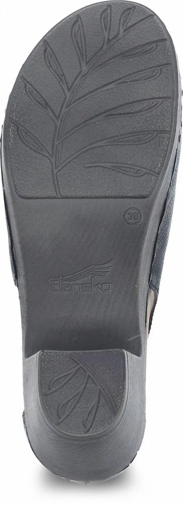Dansko Women's Sassy Heels In Black Milled Burnished 3