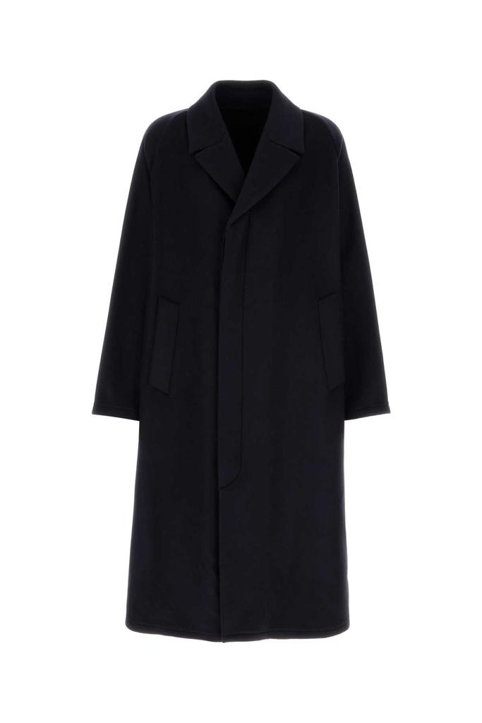 Prada Midnight Blue Wool Blend Coat - Jackets - BeyondStyle