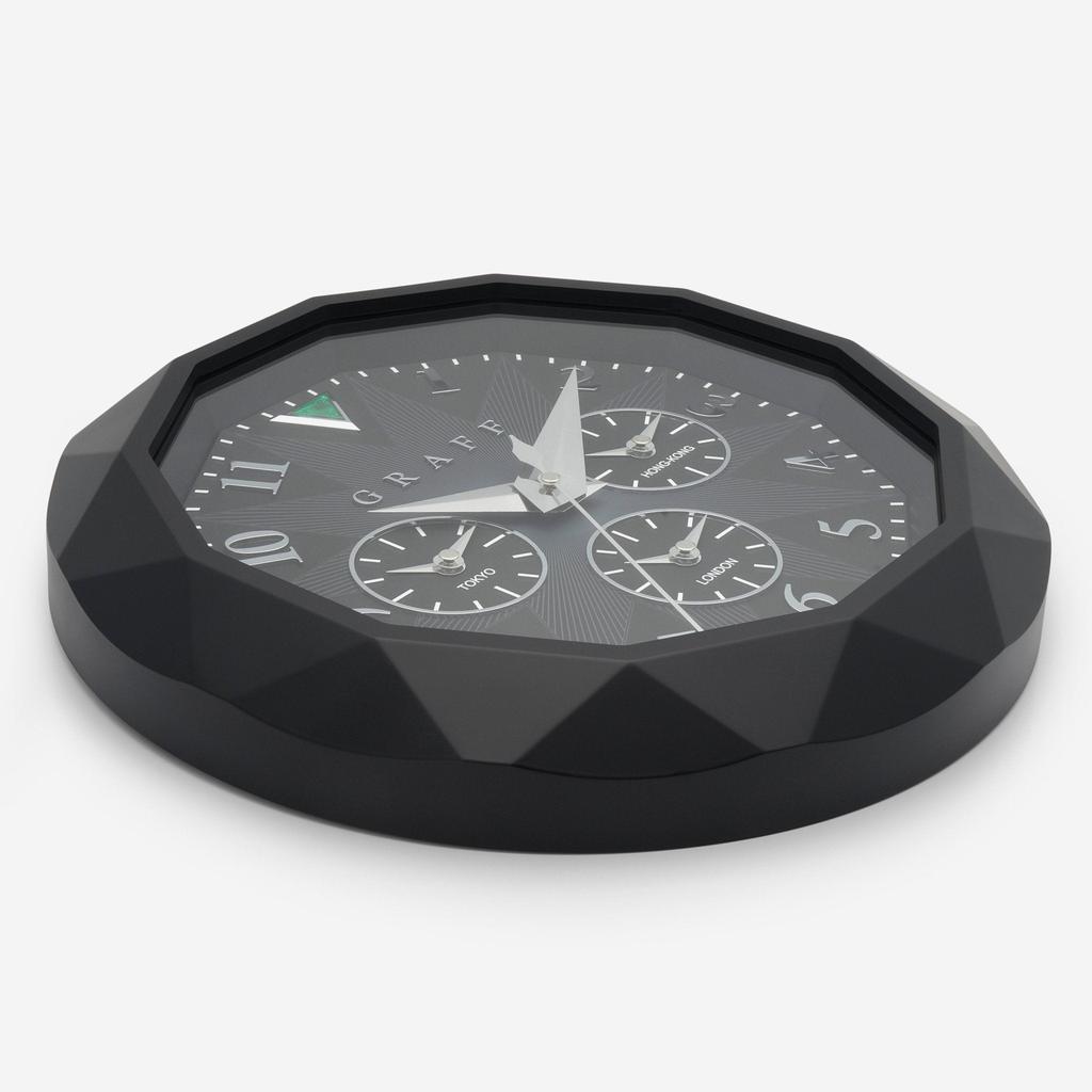 Graff Graff Four Time Zones Wall Clock 108451