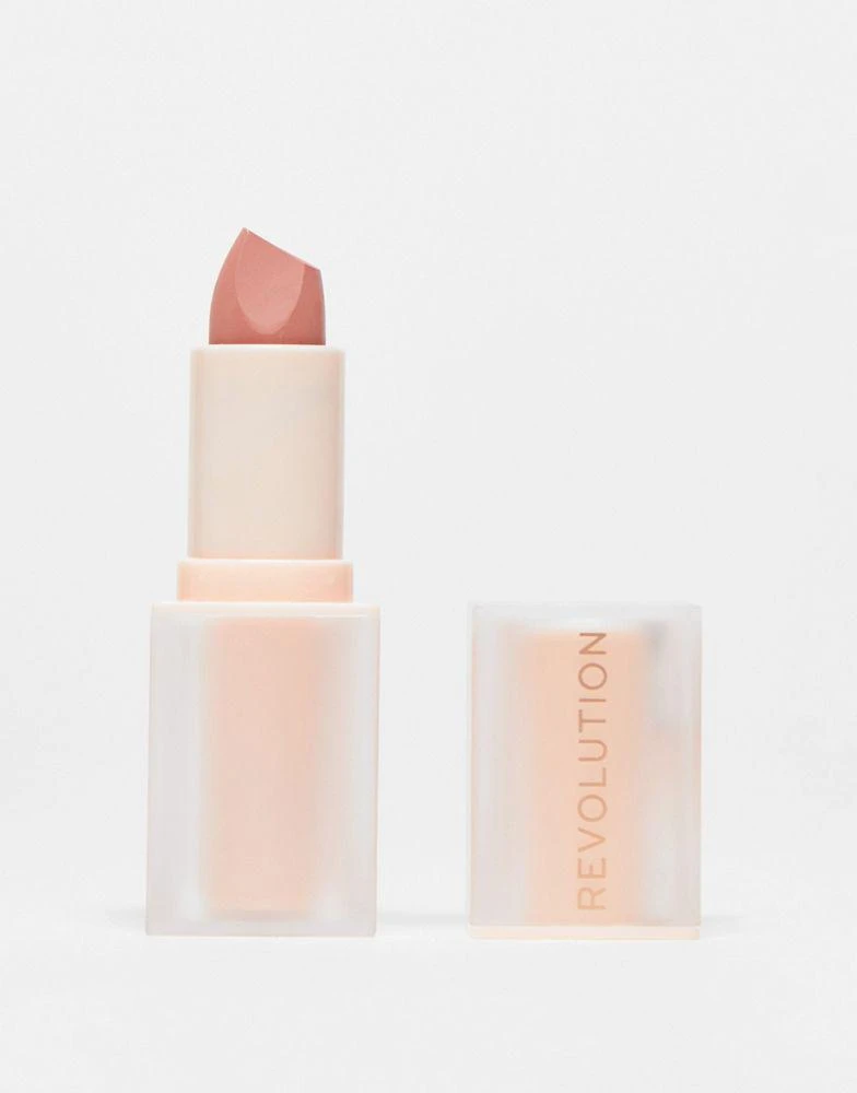 Revolution Revolution Lip Allure Soft Satin Lipstick Brunch Pink Nude 2