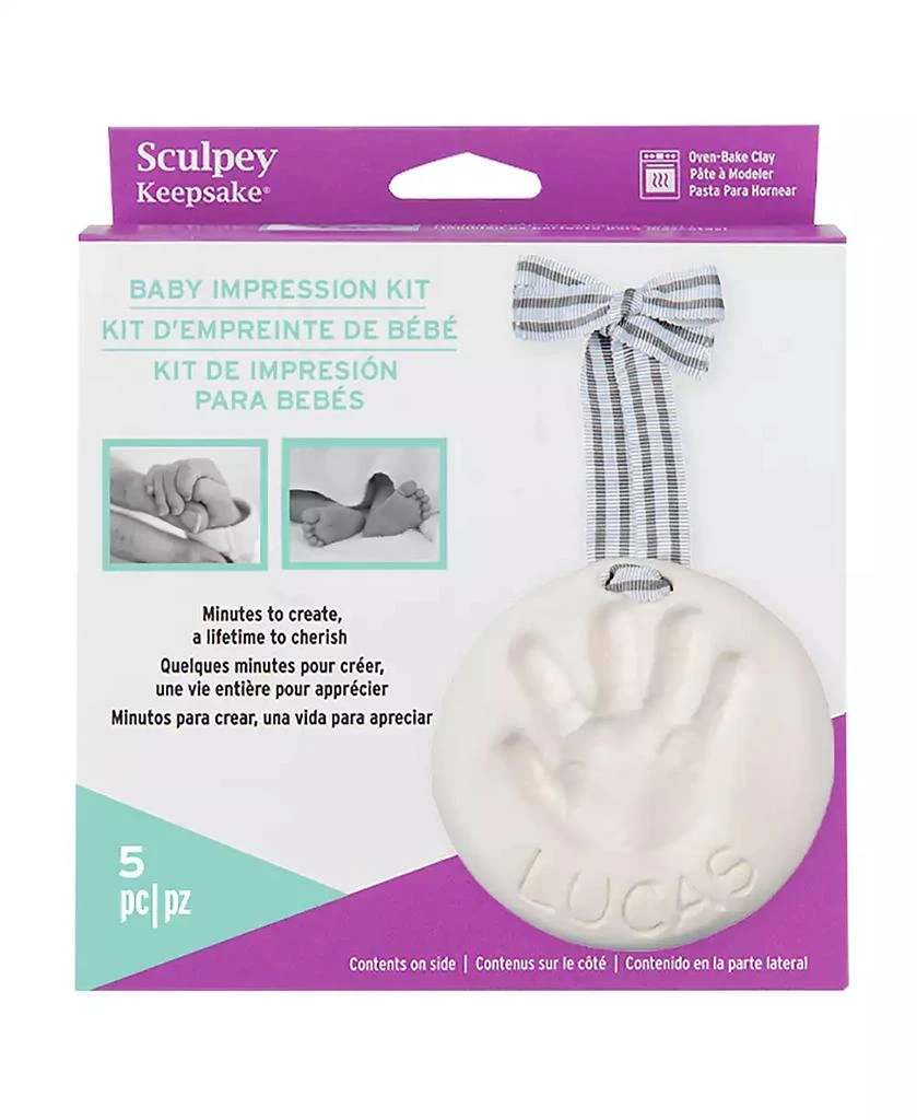 Sculpey Keepsake: Impression Ornament - White Clay Hand/Paw Print Kit