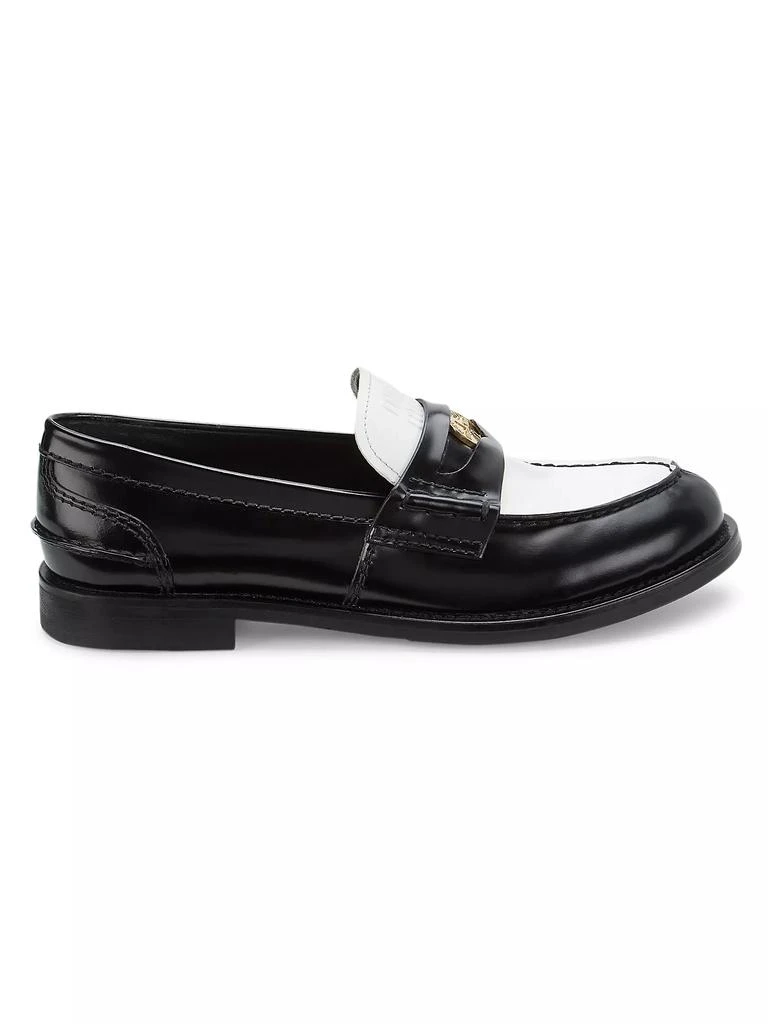 Miu Miu Colorblock Leather Penny Loafers 1