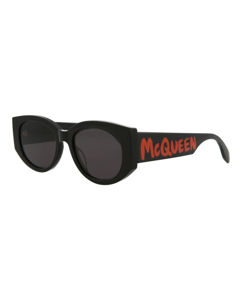 Alexander McQueen Round-Frame Acetate Sunglasses 2