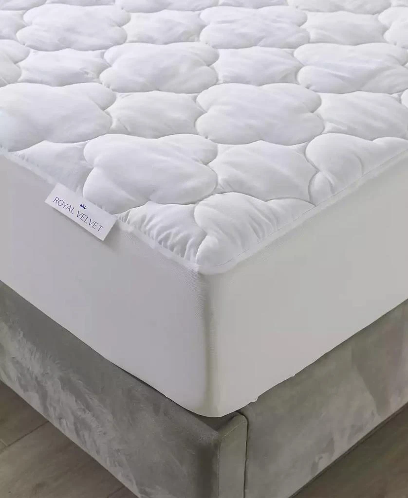 Royal Velvet 300 Thread Count Cotton Waterproof Stain Resistant Mattress Pad 6