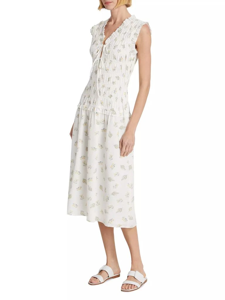 Rails Dion Floral Smocked Midi-Dress 4