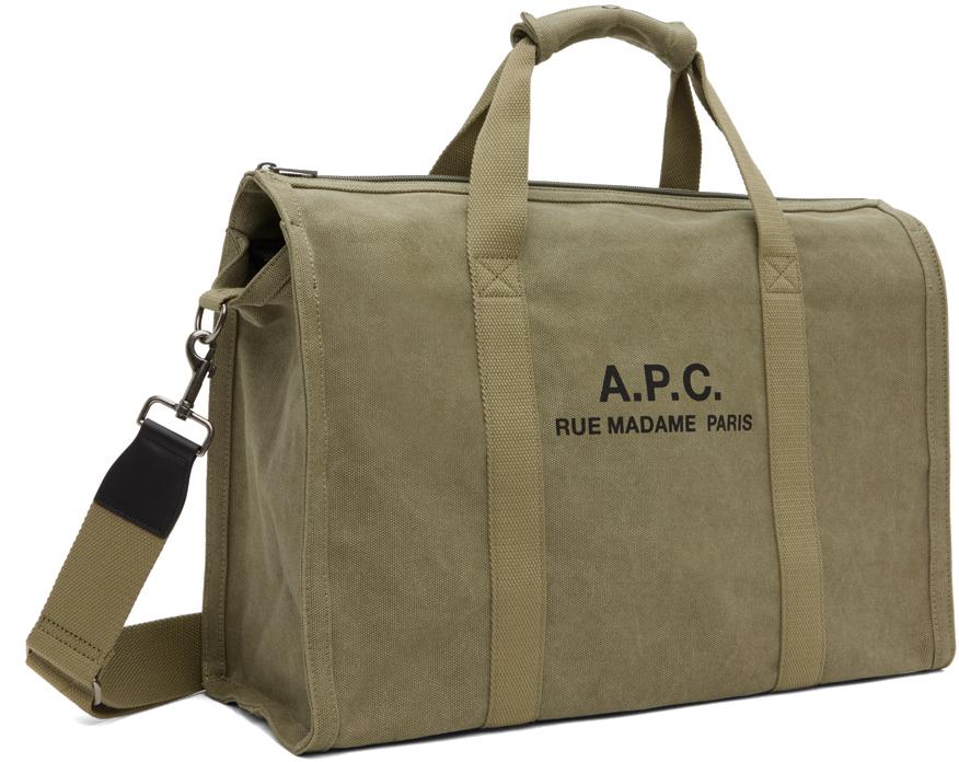 A.P.C. Khaki Recuperation Gym Bag