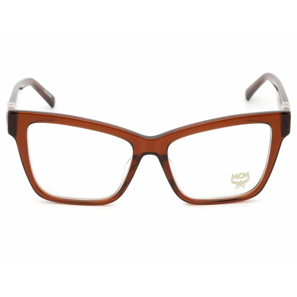 MCM MCM Women's Eyeglasses - Brown Cat Eye Acetate Full-Rim Frame Clear Lens | MCM2719 210 2