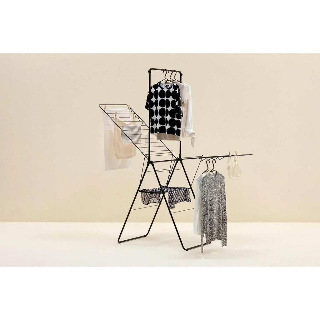 Brabantia Brabantia HangOn Drying Rack - 25m + Rod - Matt Black 23