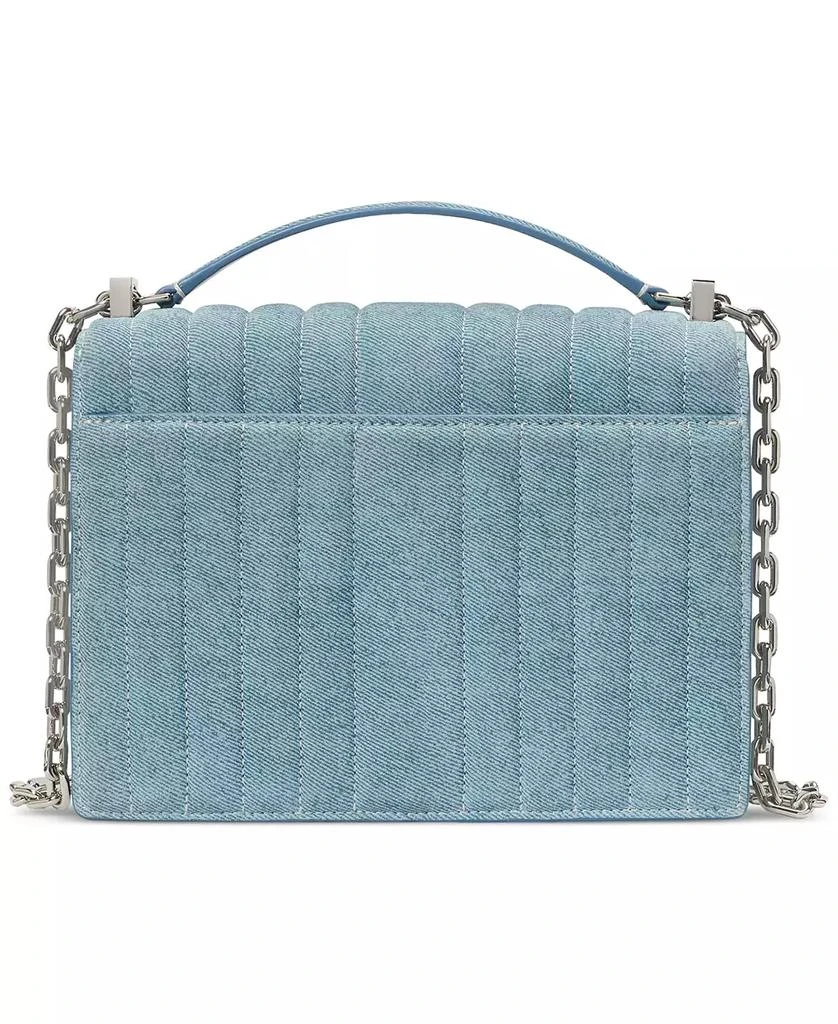 Kate Spade Deco Denim Chain Leather Shoulder Bag 6
