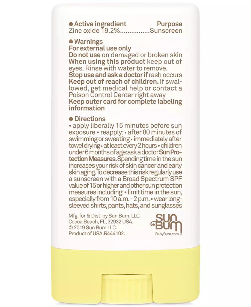Sun Bum Baby Bum SPF 50 Mineral Sunscreen Face Stick, 0.45 oz.