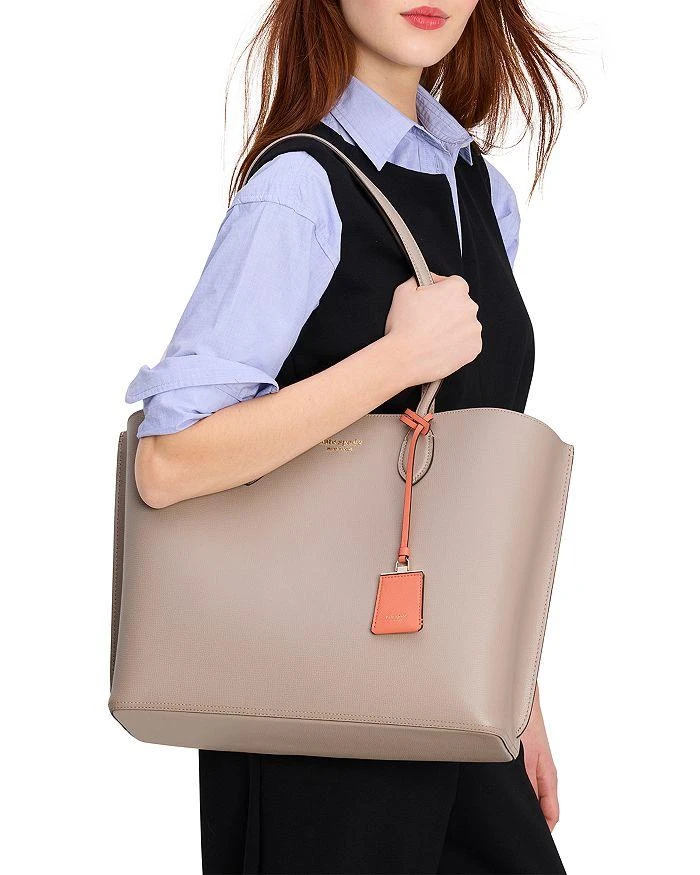 Kate Spade Suite Crossgrain Leather Work Tote 2